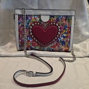 Brighton Floral Heart-Embellished Women's Bag